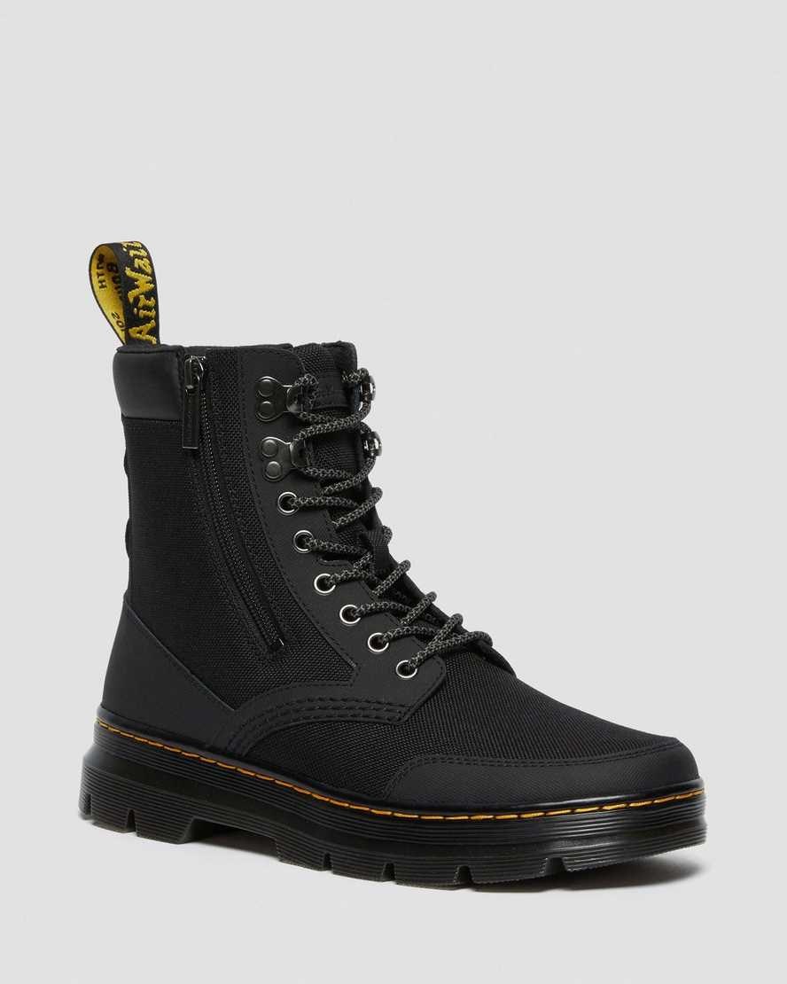 Dr Martens Combs Zip Schnürstiefel Damen Schwarz | ANY-201539