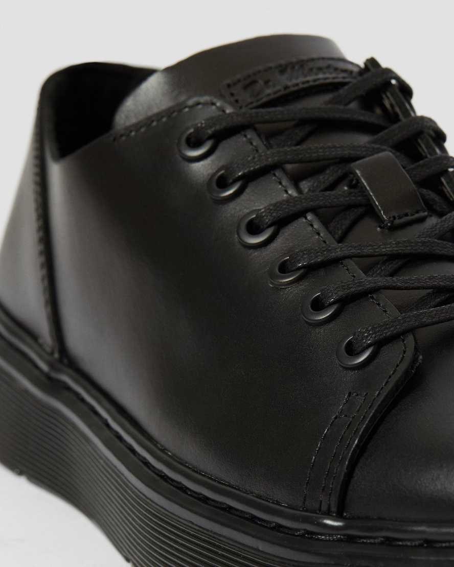 Dr Martens Dante Brando Leder Freizeitschuhe Damen Schwarz | FBG-983176