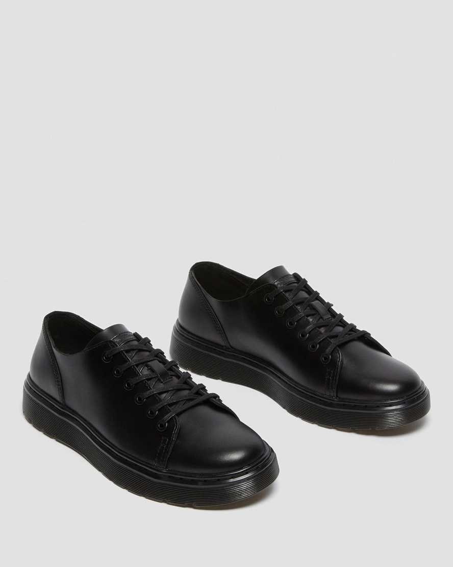 Dr Martens Dante Brando Leder Oxfords Schuhe Herren Schwarz | FGV-685792