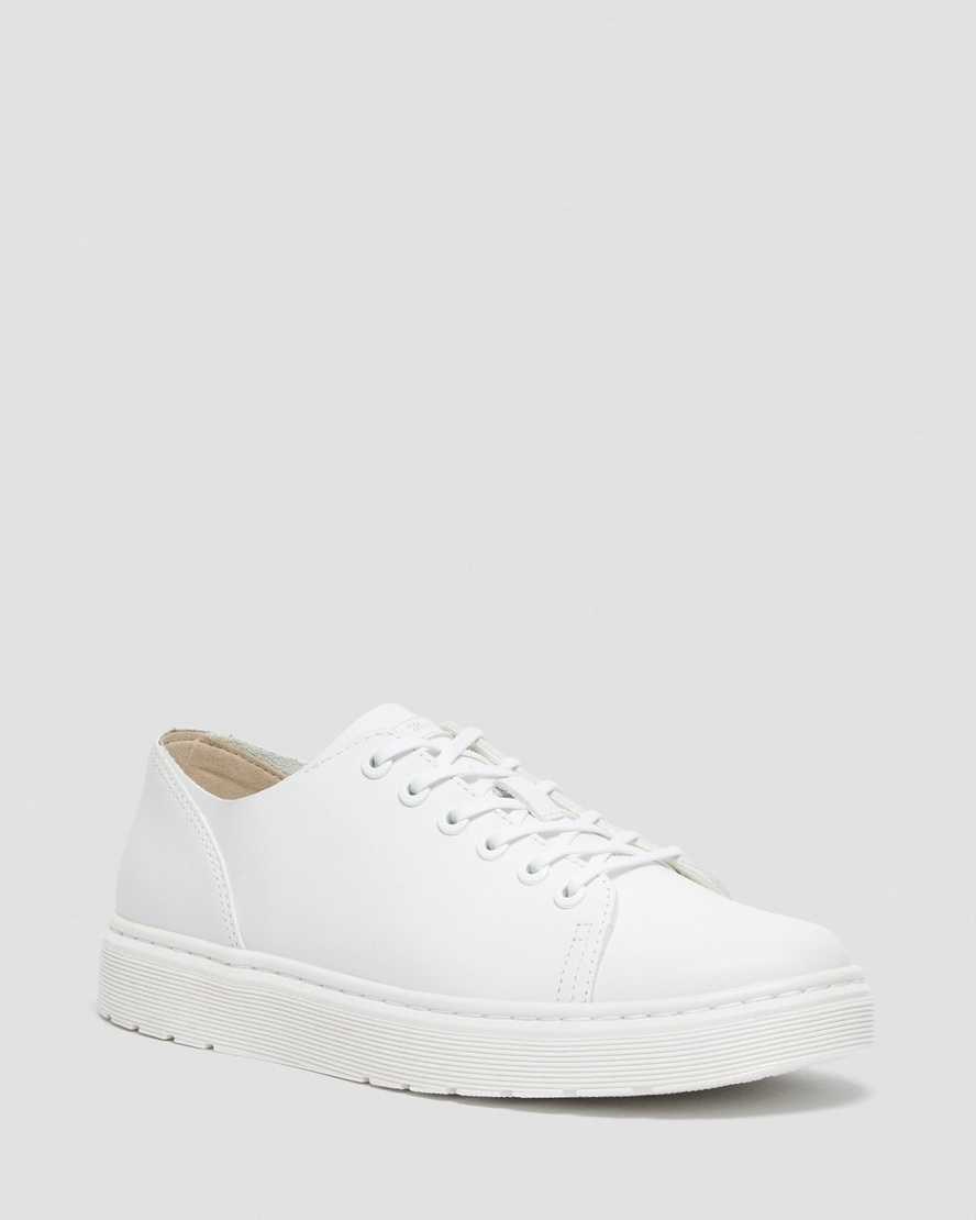 Dr Martens Dante Leder Oxfords Schuhe Damen Weiß | RON-302619