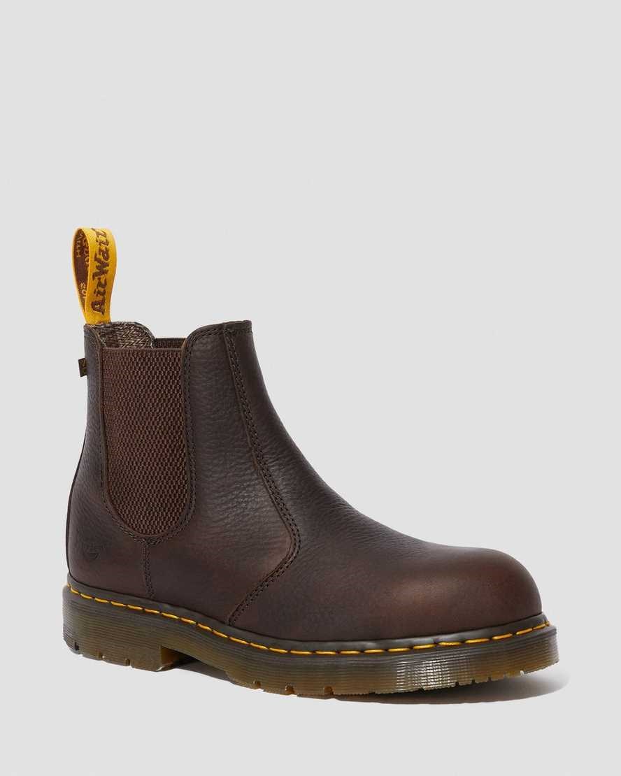 Dr Martens Fellside Chelsea Arbeits Chelsea Stiefel Herren Dunkelbraun | XVK-170268