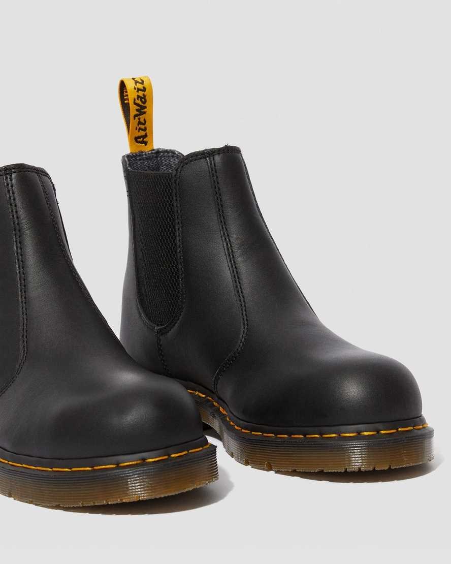 Dr Martens Fellside Full Grain Chelsea Arbeits Chelsea Stiefel Herren Schwarz | PZE-647950