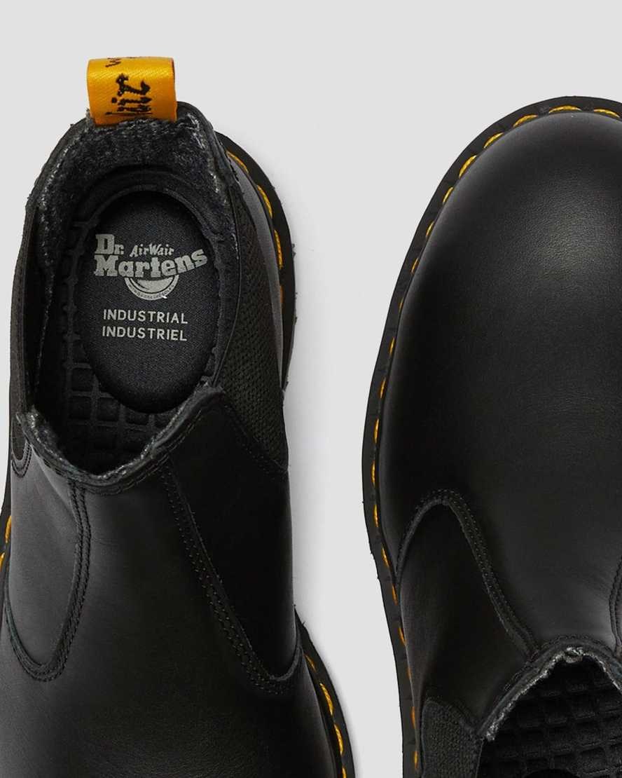 Dr Martens Fellside Full Grain Chelsea Arbeits Stiefeletten Herren Schwarz | ZPB-397182