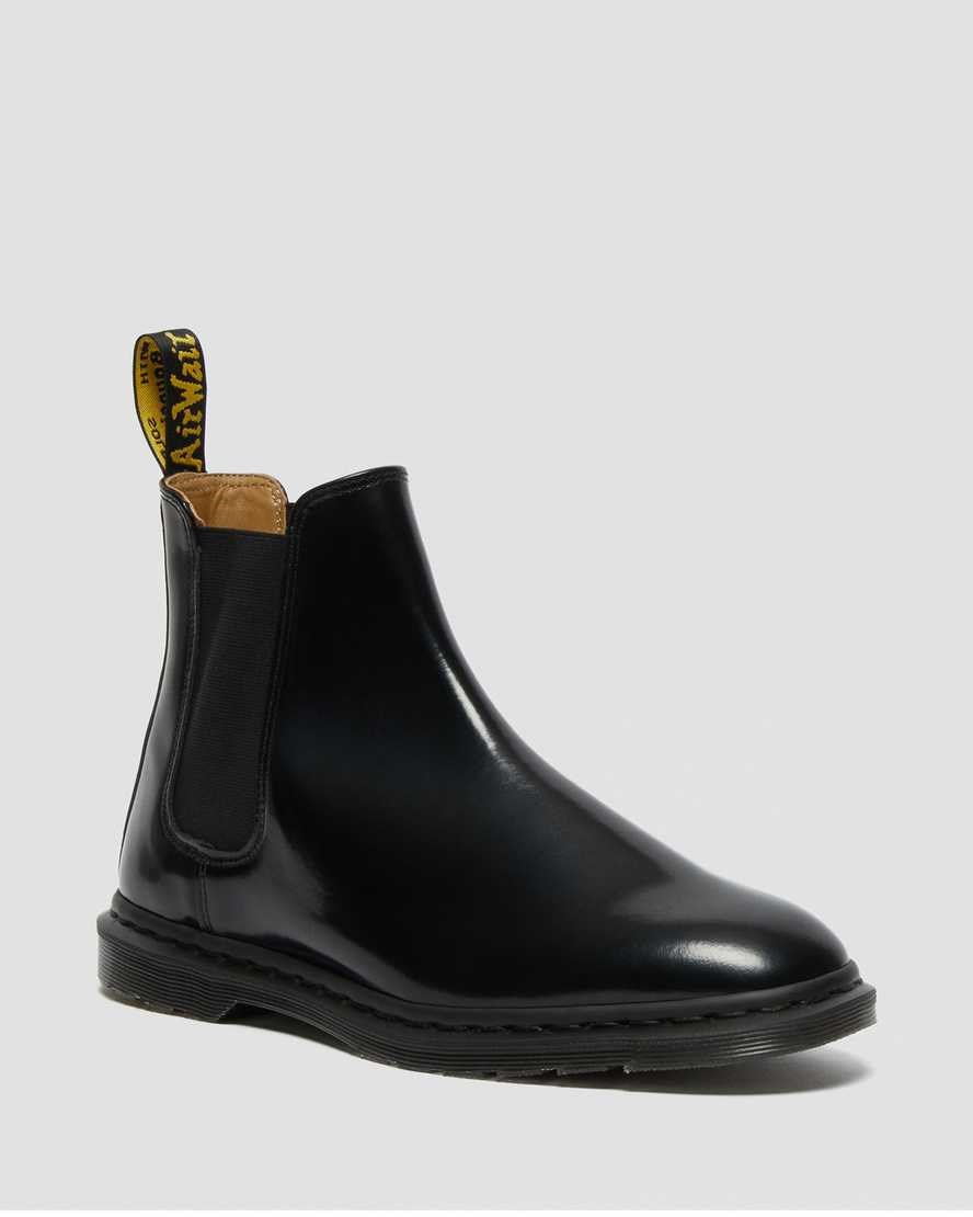 Dr Martens Graeme II Smooth Leder Chelsea Stiefel Herren Schwarz | KDL-615073