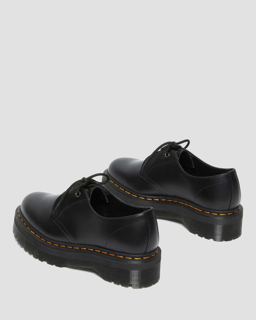 Dr Martens Jarrick Lo Smooth Leder Oxfords Schuhe Herren Schwarz | DMF-256708