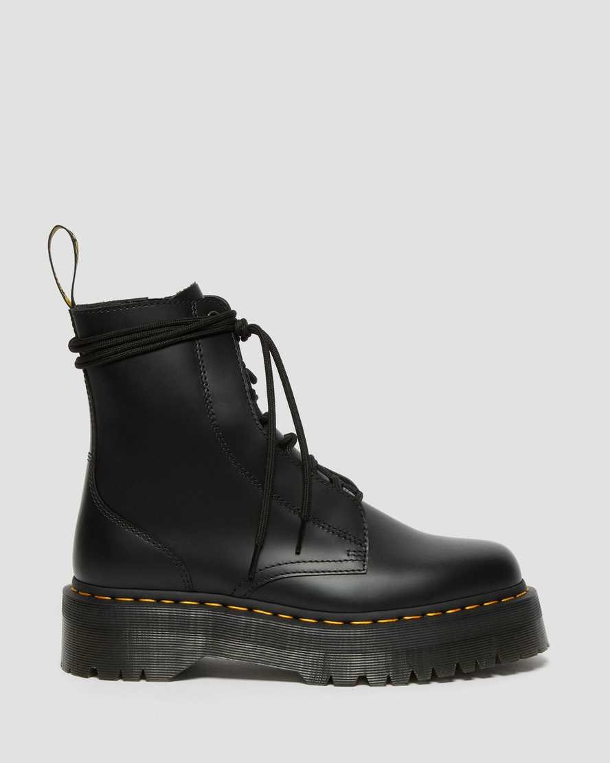 Dr Martens Jarrick Smooth Leder Schnürstiefel Herren Schwarz | NMC-342108