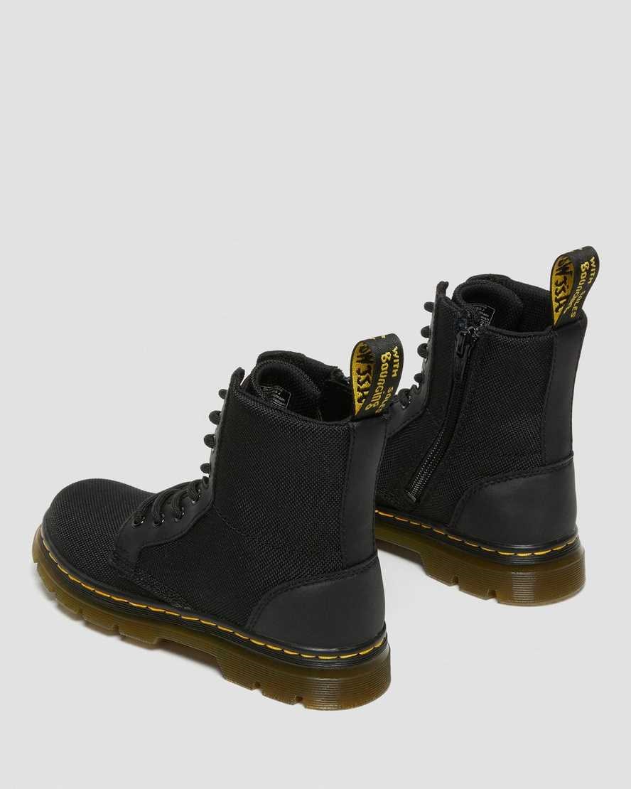 Dr Martens Junior Combs Extra Tough Poly Freizeitstiefel Kinder Schwarz | WDT-651308