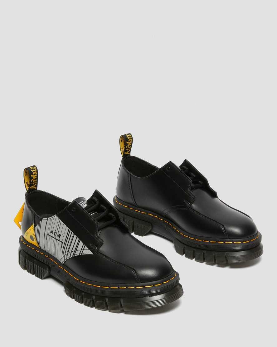 Dr Martens Rikard A-Cold-Wall Leder Oxfords Schuhe Herren Schwarz | FJG-547129