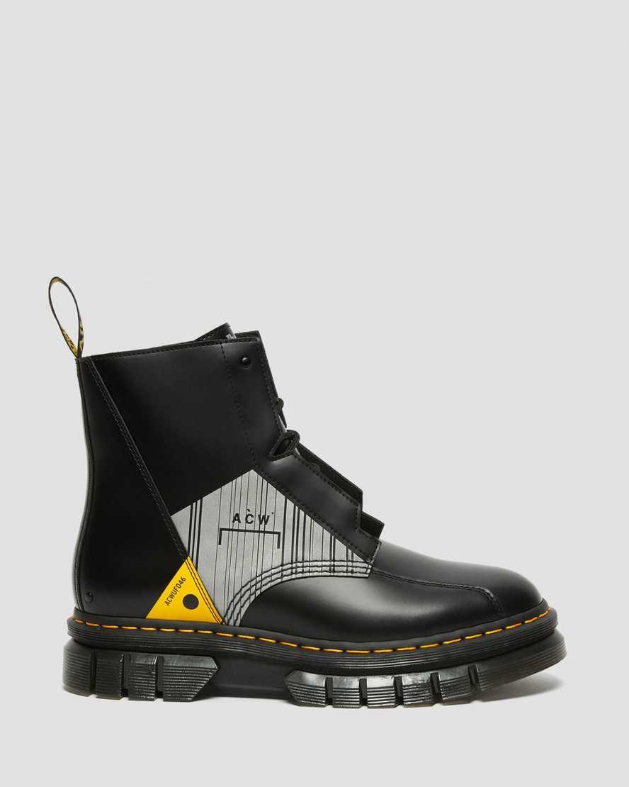 Dr Martens Rikard A-Cold-Wall Leder Stiefeletten Herren Schwarz | YHQ-582396