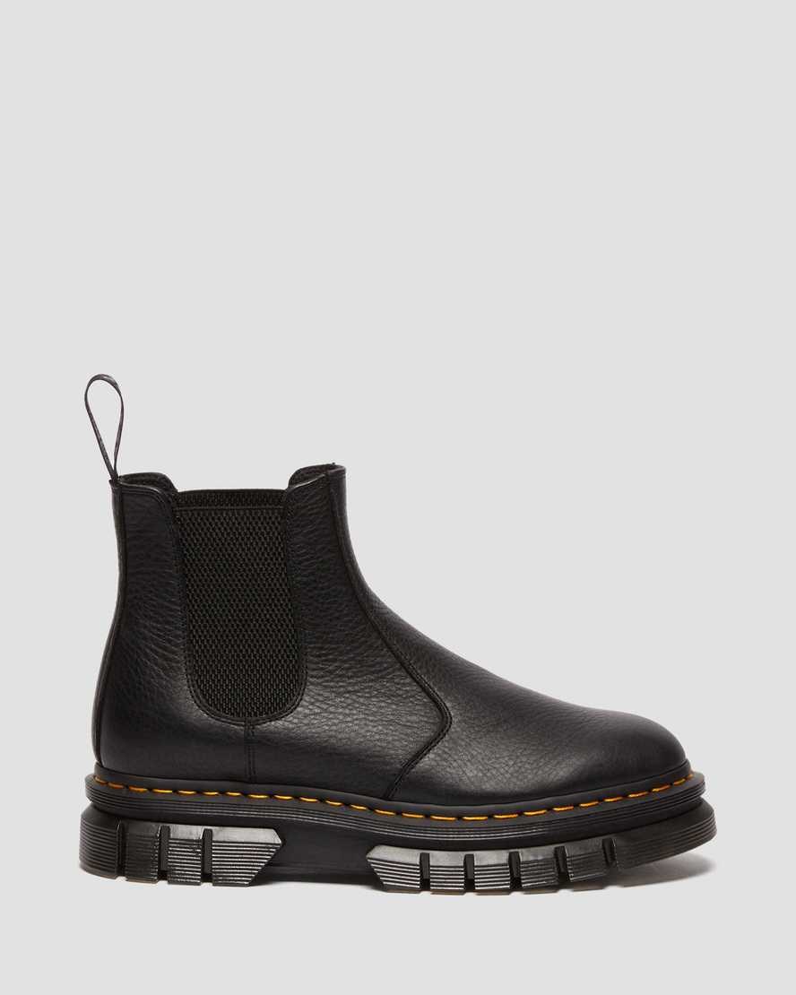 Dr Martens Rikard Lunar Leder Chelsea Stiefel Herren Schwarz | UXB-260934