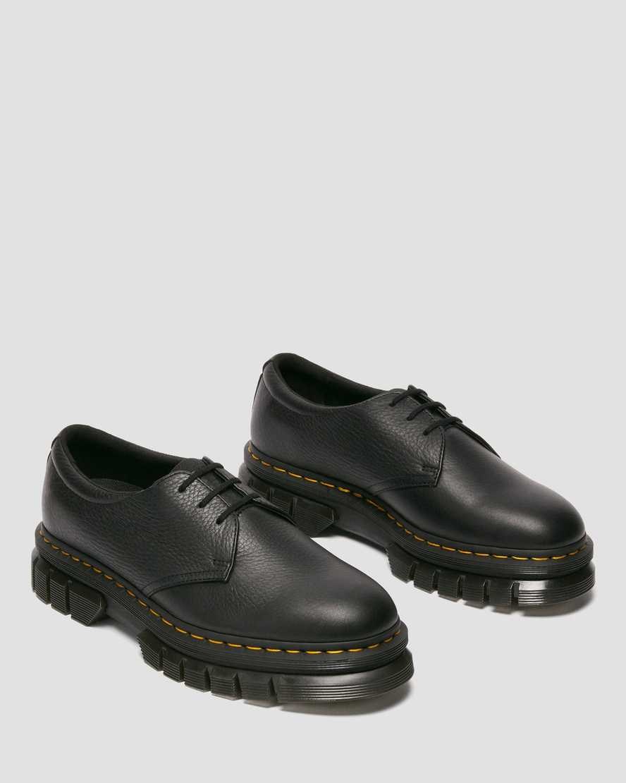 Dr Martens Rikard Lunar Leder Oxfords Schuhe Herren Schwarz | ILX-712549