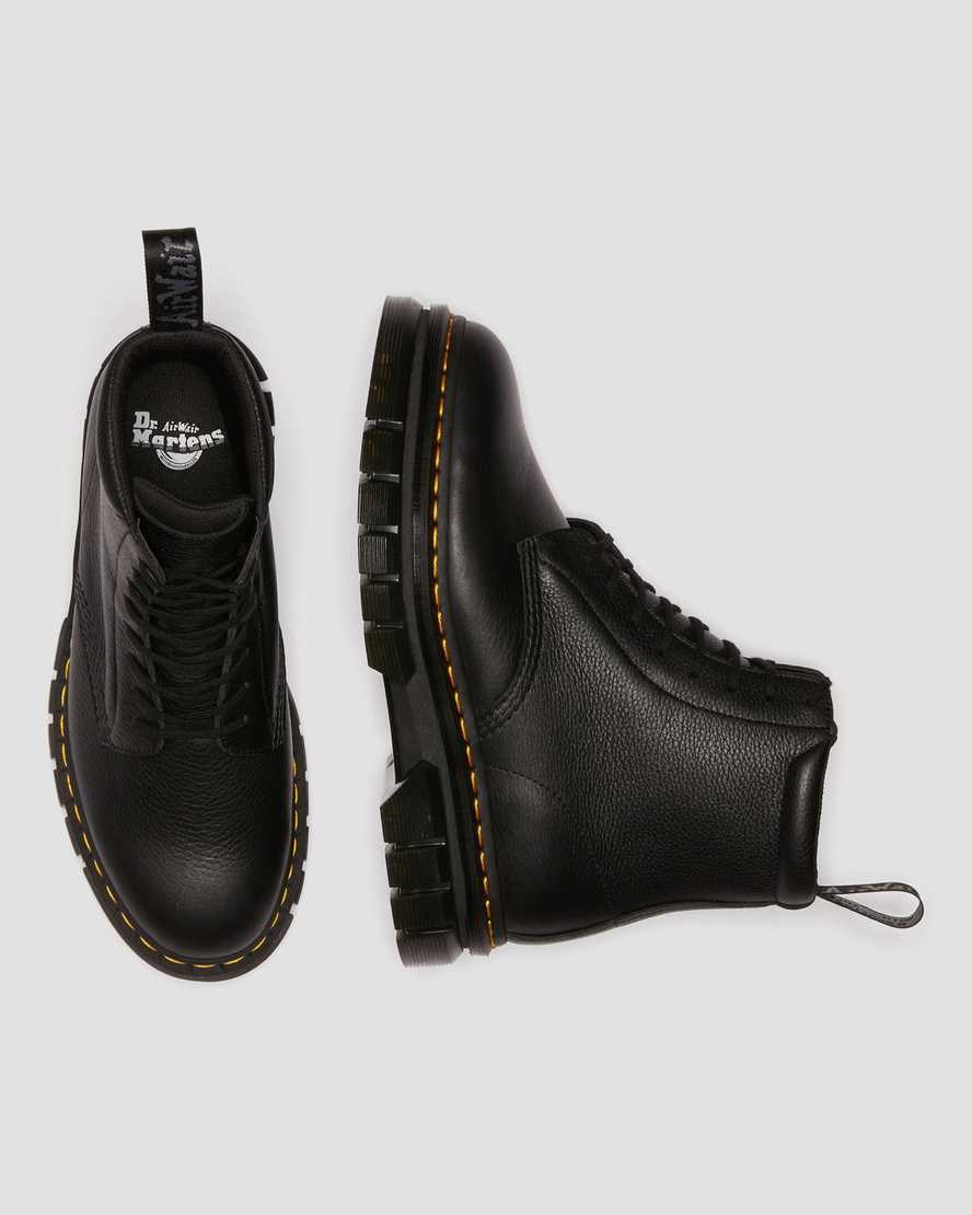 Dr Martens Rikard Lunar Leder Schnürstiefel Damen Schwarz | BHM-623940