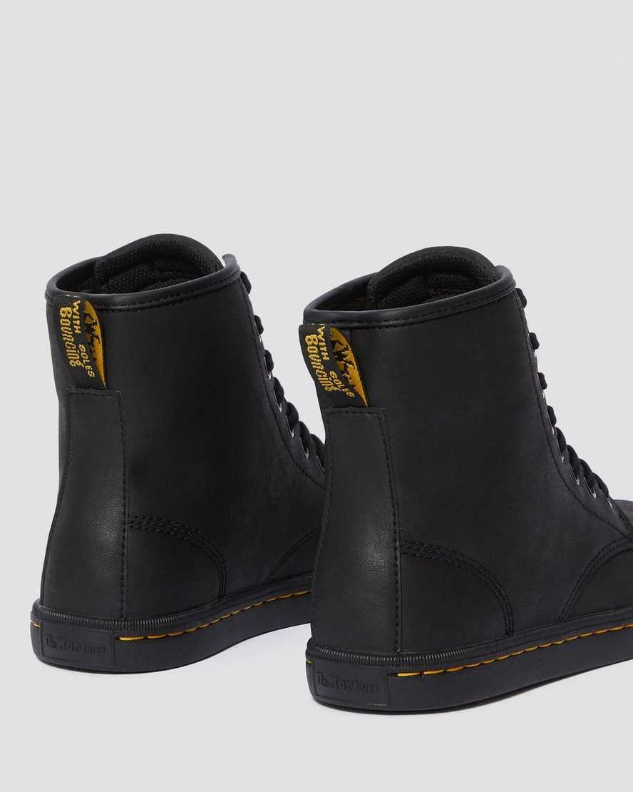 Dr Martens Sheridan Matte Schnürstiefel Damen Schwarz | UOS-409816