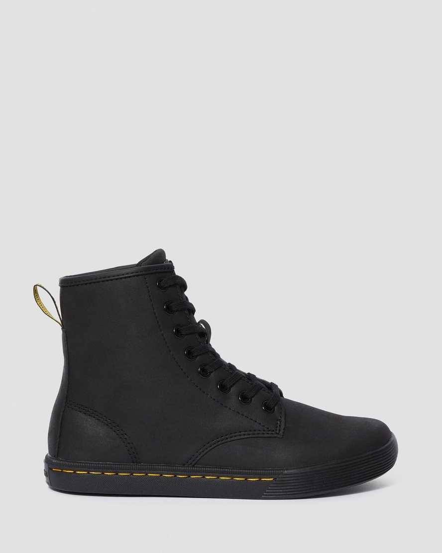 Dr Martens Sheridan Matte Schnürstiefel Damen Schwarz | UOS-409816