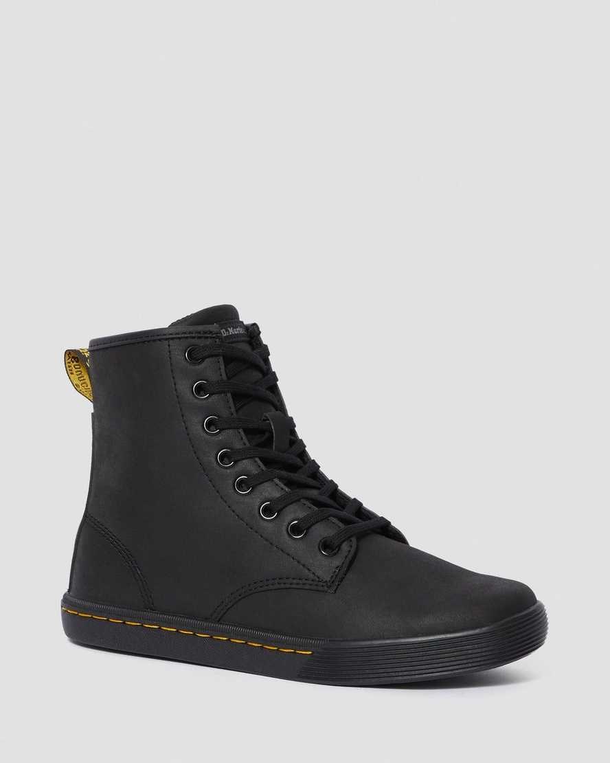 Dr Martens Sheridan Matte Schnürstiefel Damen Schwarz | UOS-409816