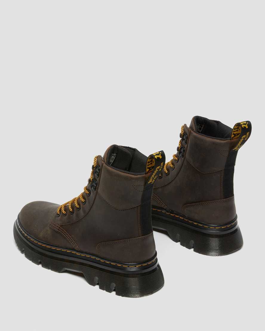 Dr Martens Tarik Crazy Horse Leder Stiefeletten Herren Dunkelbraun | IWB-297368