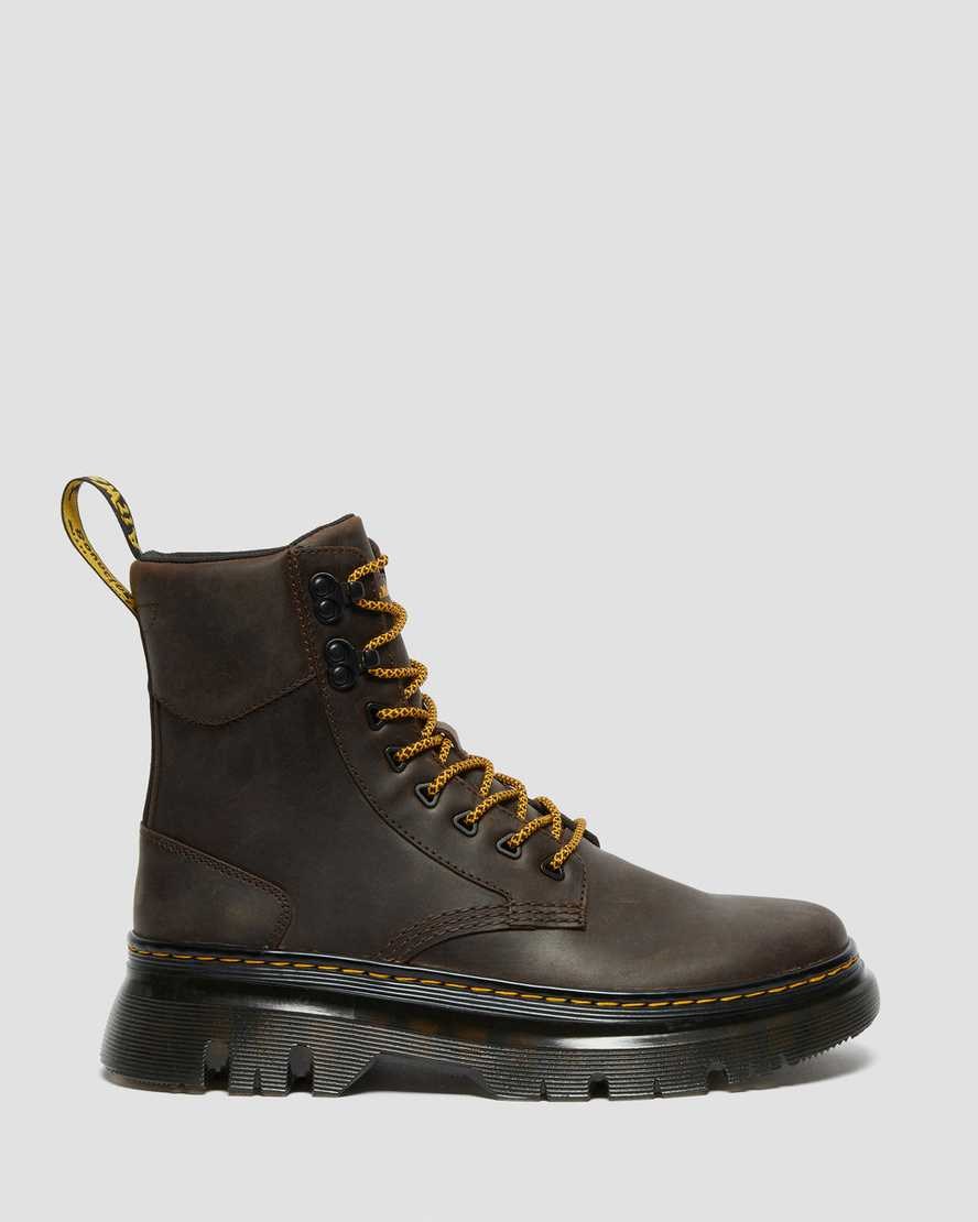 Dr Martens Tarik Crazy Horse Leder Stiefeletten Herren Dunkelbraun | IWB-297368