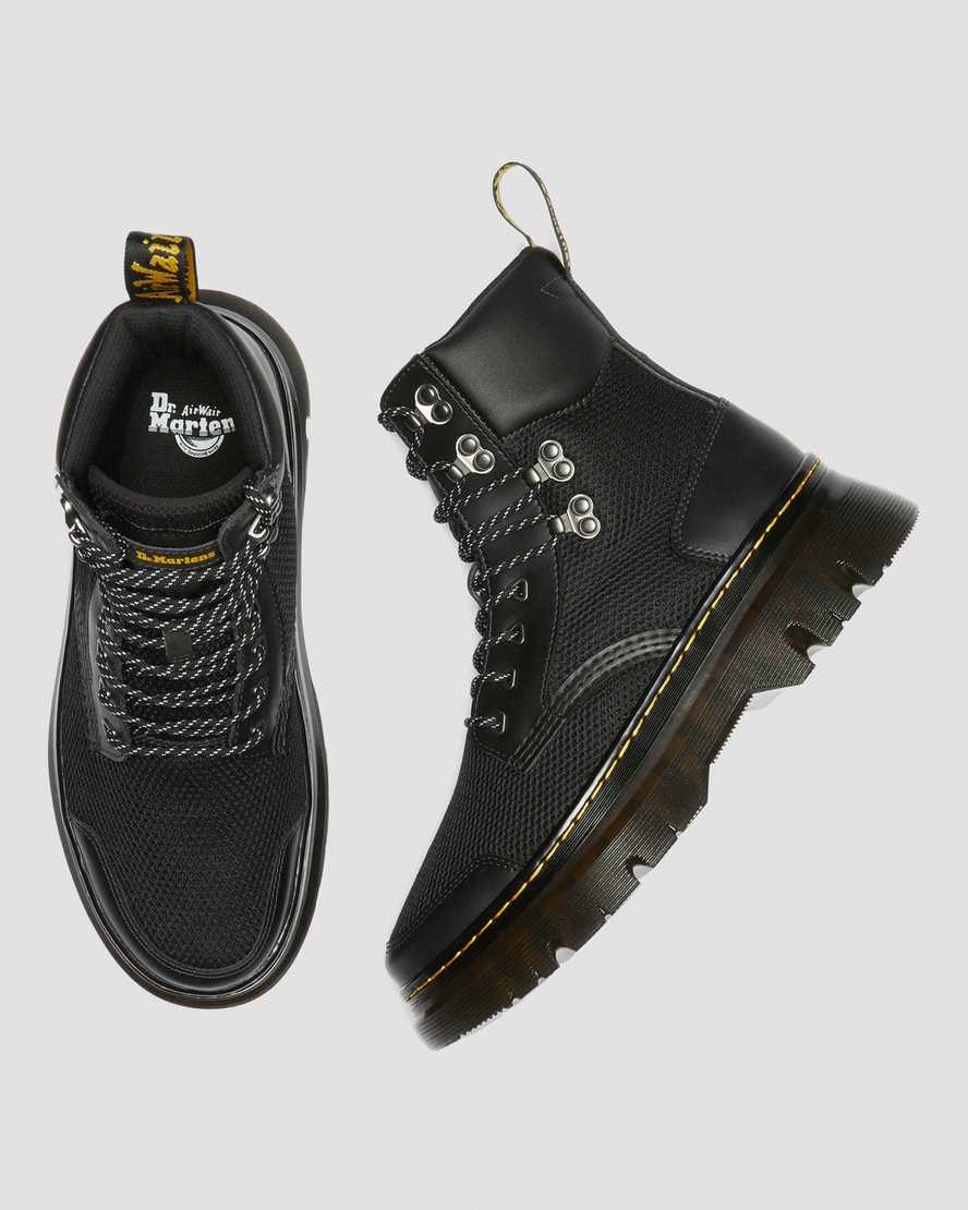 Dr Martens Tarik Kappe Guard Schnürstiefel Damen Schwarz | UJS-768092