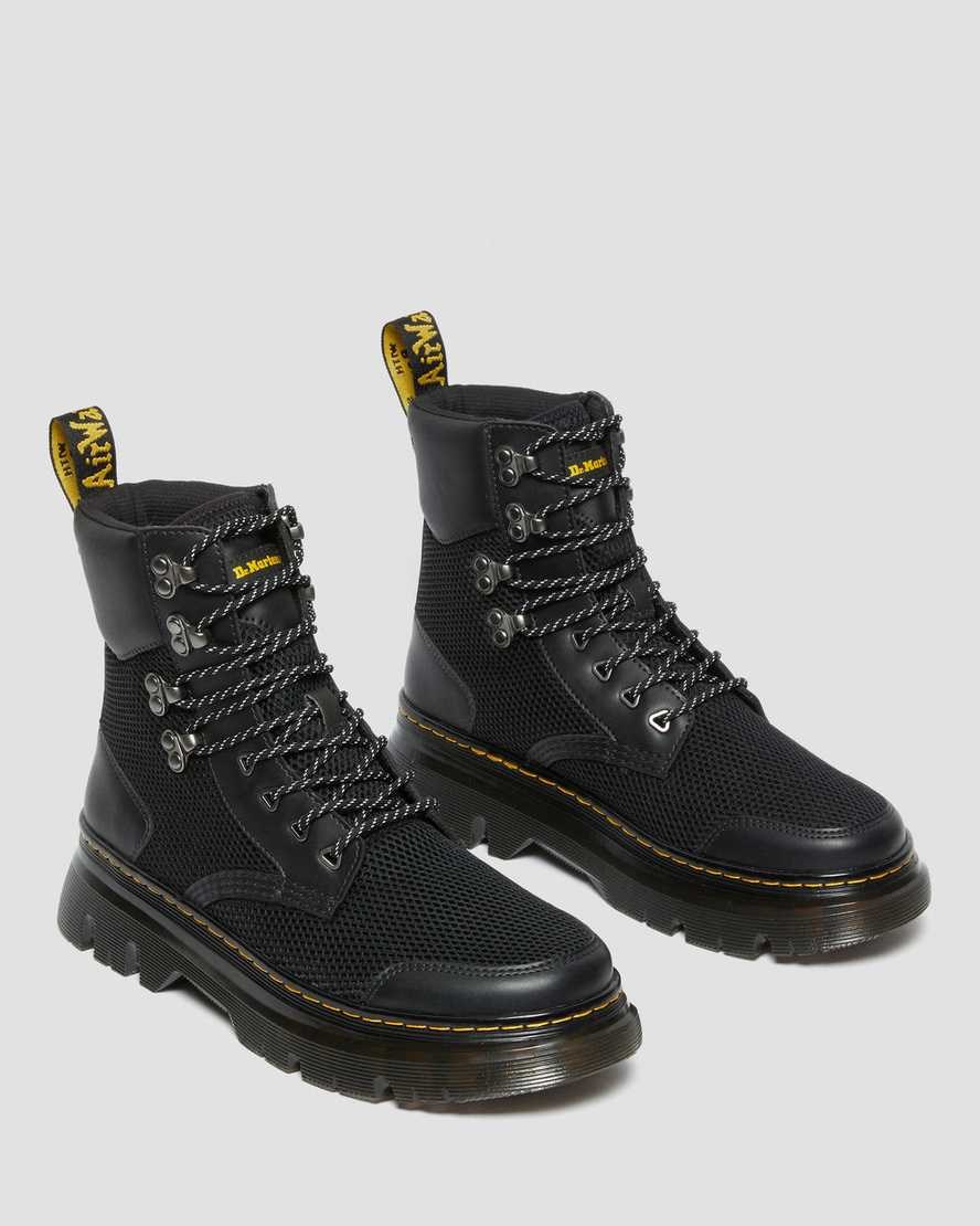 Dr Martens Tarik Kappe Guard Schnürstiefel Damen Schwarz | UJS-768092