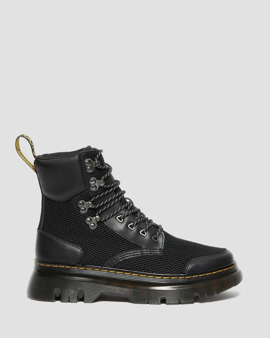 Dr Martens Tarik Kappe Guard Schnürstiefel Damen Schwarz | UJS-768092