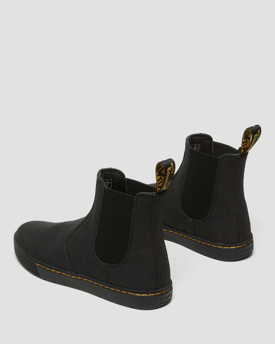 Dr Martens Tempesta Canvas Boots Damen Schwarz | QJM-391782