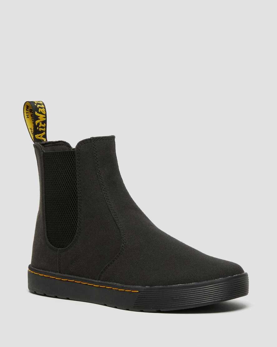 Dr Martens Tempesta Canvas Boots Damen Schwarz | QJM-391782