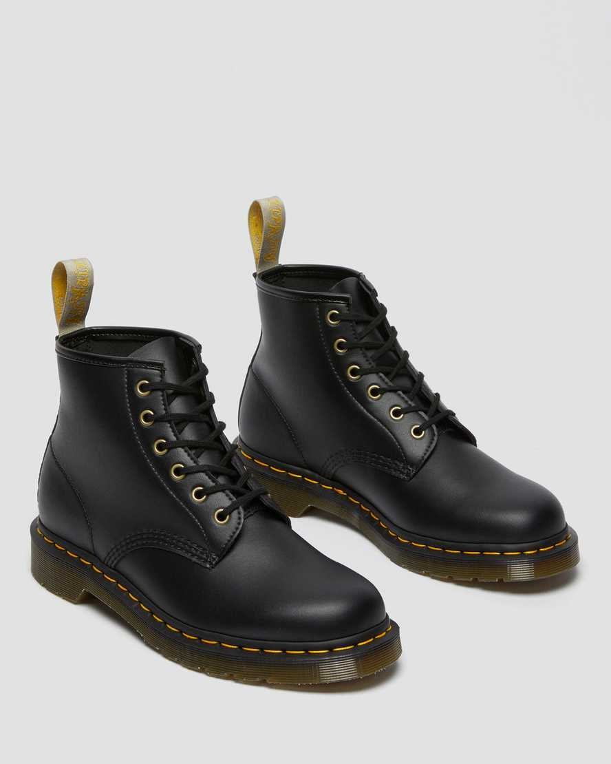 Dr Martens Vegan 101 Felix Schnürstiefel Damen Schwarz | LQF-548219