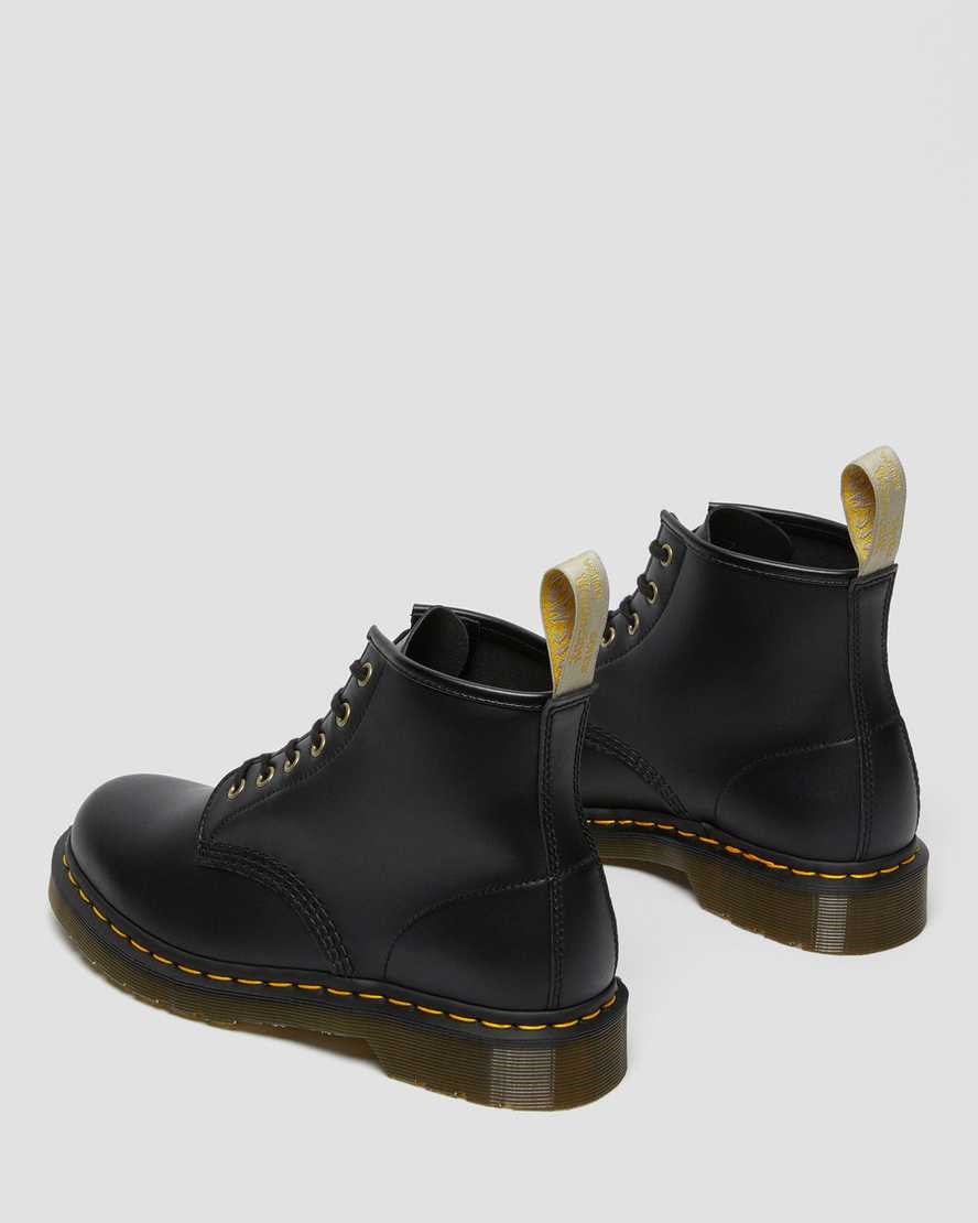 Dr Martens Vegan 101 Felix Schnürstiefel Damen Schwarz | LQF-548219