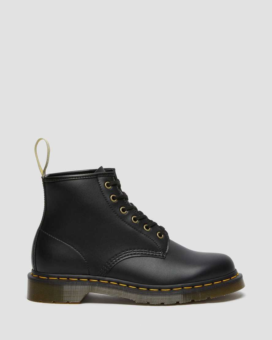 Dr Martens Vegan 101 Felix Schnürstiefel Damen Schwarz | LQF-548219