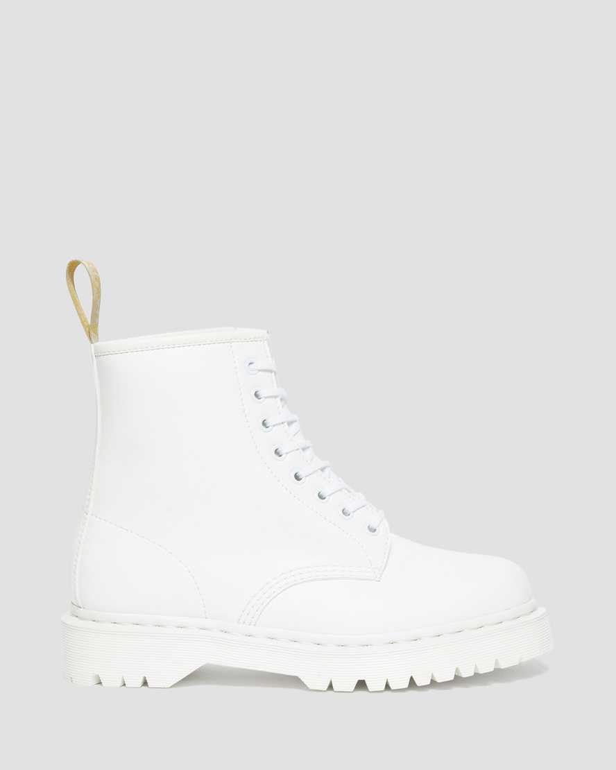 Dr Martens Vegan 1460 Bex Kemble Mono Schnürstiefel Damen Weiß | YUK-549726