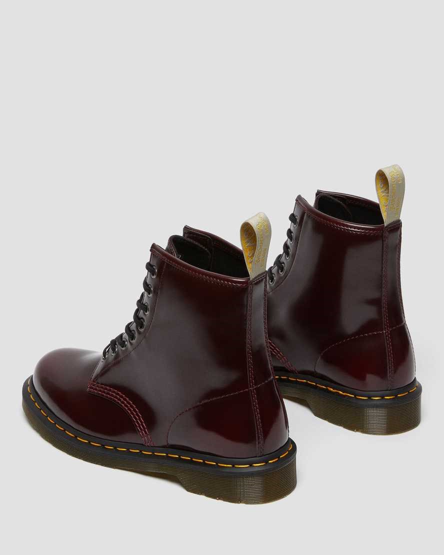 Dr Martens Vegan 1460 Schnürstiefel Damen Rot | OJG-964128