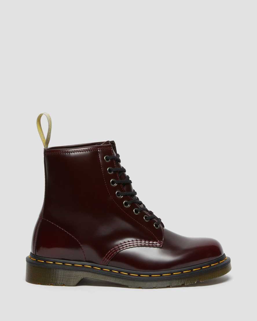 Dr Martens Vegan 1460 Schnürstiefel Damen Rot | OJG-964128