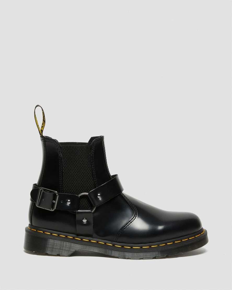 Dr Martens Wincox Smooth Leder Chelsea Stiefel Herren Schwarz | ZJS-439508