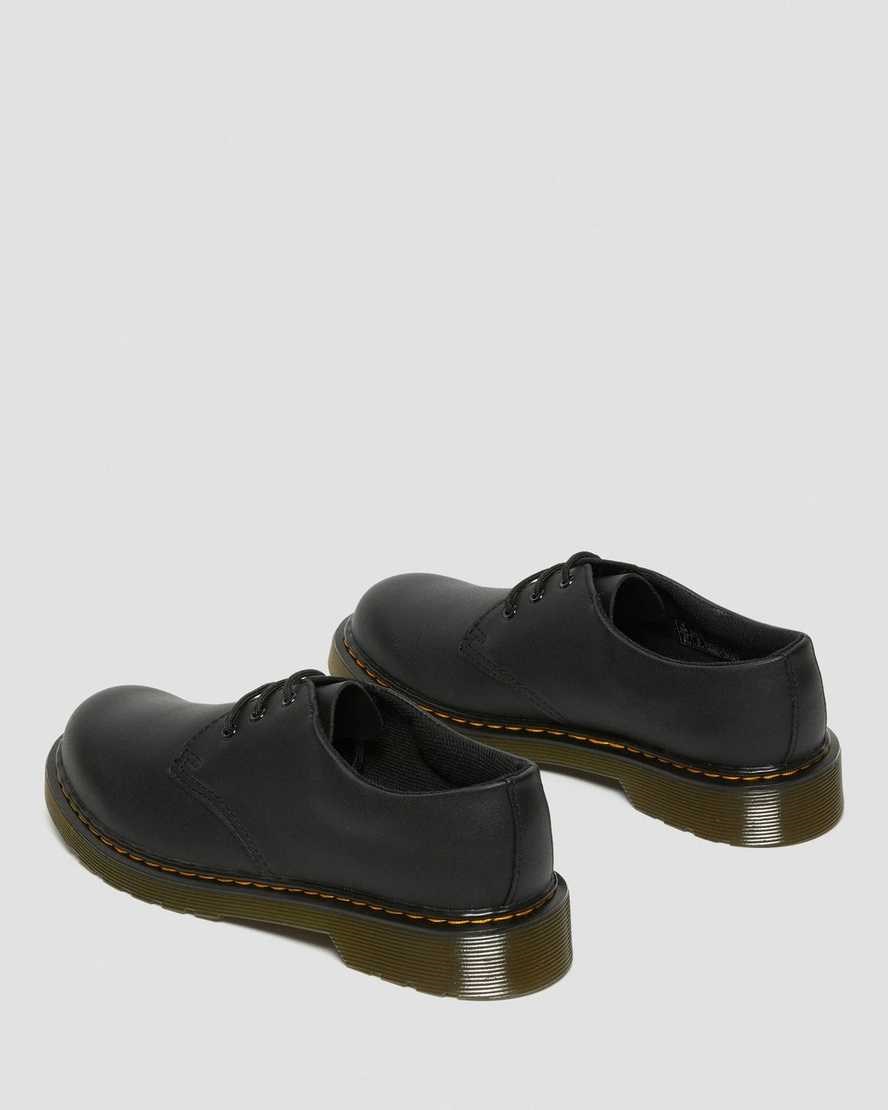 Dr Martens Youth 1461 Softy T Leder Oxfords Schuhe Kinder Schwarz | JFY-719843