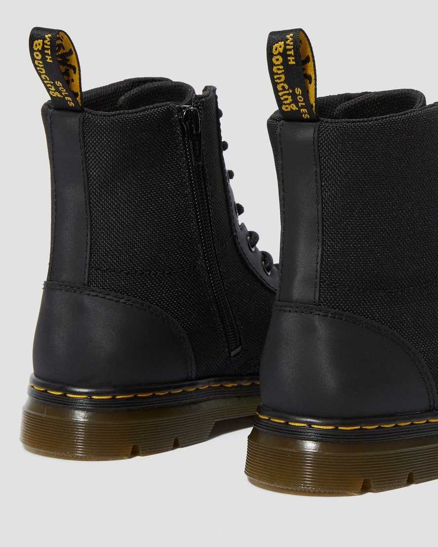 Dr Martens Youth Combs Extra Tough Poly Freizeitstiefel Kinder Schwarz | NGZ-941532