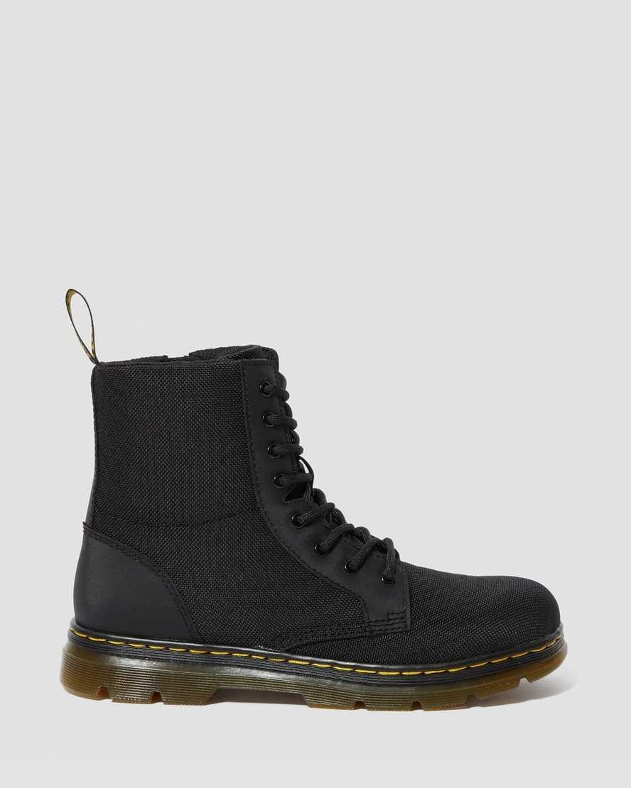 Dr Martens Youth Combs Extra Tough Poly Freizeitstiefel Kinder Schwarz | NGZ-941532