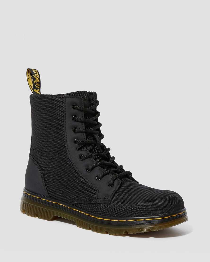 Dr Martens Youth Combs Extra Tough Poly Freizeitstiefel Kinder Schwarz | NGZ-941532